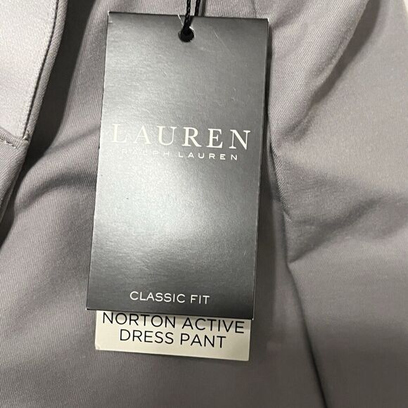 Lauren Ralph Lauren Classic-Fit Norton Active Dress Pant Gray 38x34 NWT - Picture 12 of 13